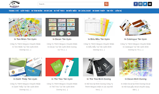 Bạn hãy truy cập website để được hỗ trợ in danh thiếp Bình Dương