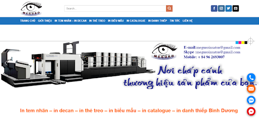 Công Ty Meguro In ấn Trên đa Dạng Chất Liệu